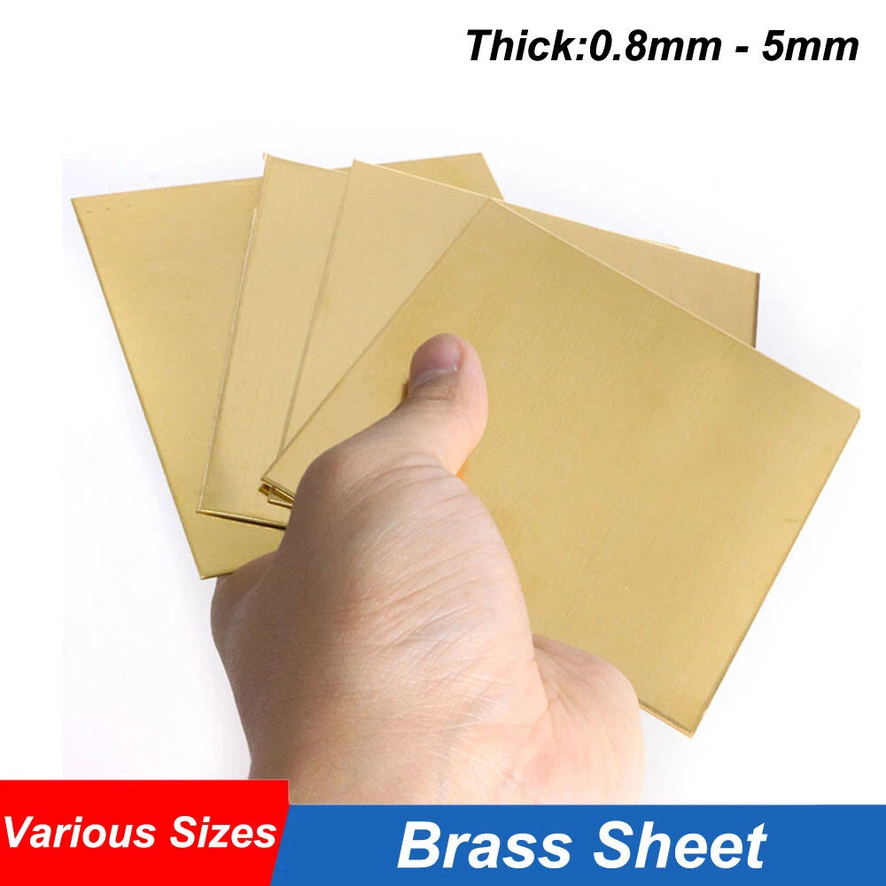Brass Sheet Various Sizes, Various Thickness Guillotine Cut Sheet Metal Service