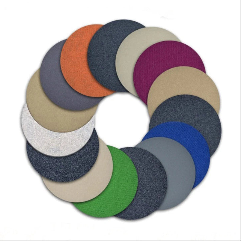 25mm 50mm Wet and Dry Sanding Discs Hook & Loop Abrasive Sandpaper Pads All Grit