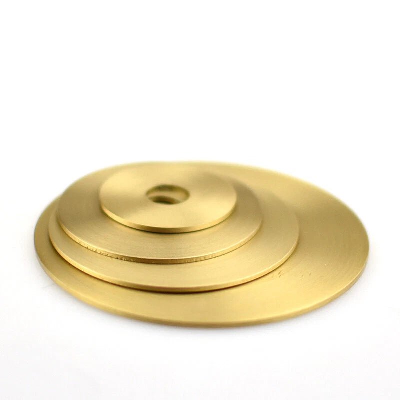 Brass Discs Blanks Metal Round Gasket Sheets Thick 1.5mm Diameter 2cm-15cm - HomeDIYer