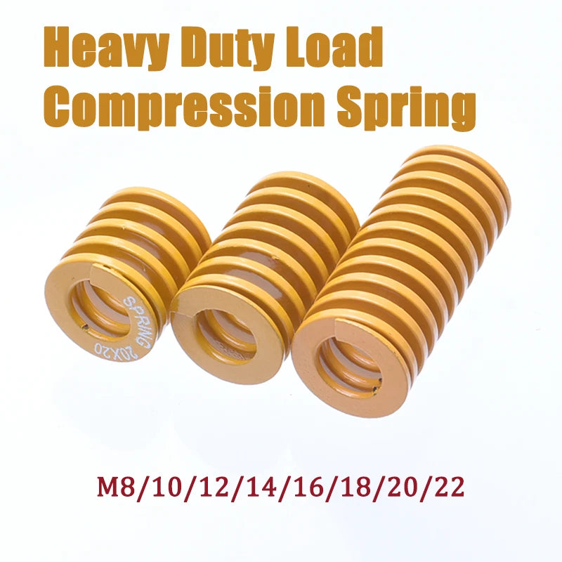 Heavy Duty Load Compression Spring Die Springs Yellow-Extra Light O.D:8mm-22mm