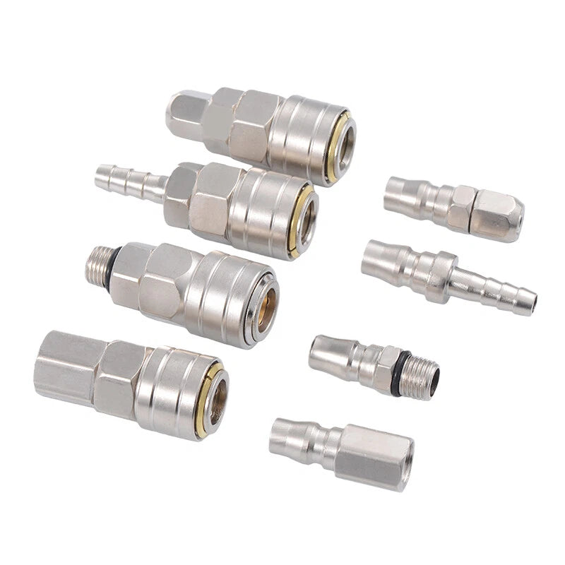 Air Line Hose Compressor Fitting Connector Quick Release 1/4" 3/8" 1/2" BSP