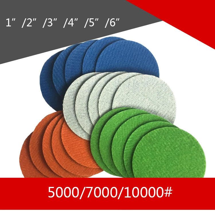 3pcs Wet and Dry Sandpaper 5000/7000/10000 Grit Mirror Polishing Sanding Disc