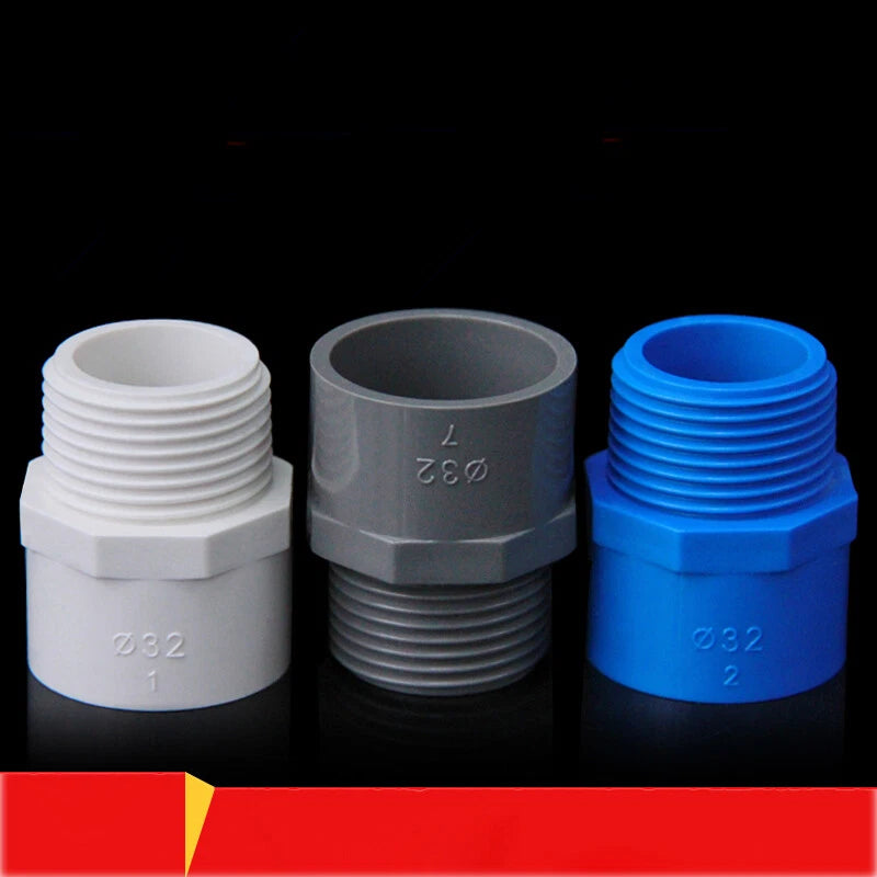 PVC Metric Plumbing Fittings Pipe For Aquarium Fish Tank Pond Solvent Weld Lot