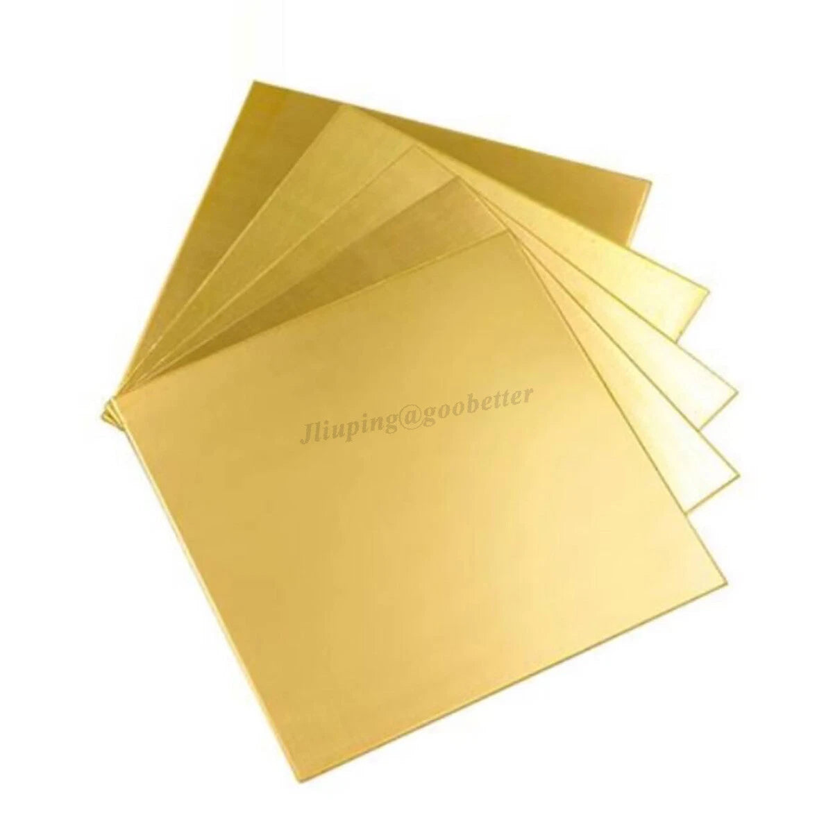 H62 Brass Sheet Plate Solid Metal Panel Board 100x100/150/200mm Thick 0.3mm-6mm