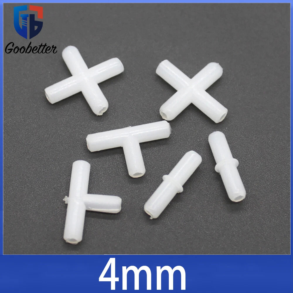 Plastic Pipe Connectors — Straight, T-Piece & X-Piece Hose Tube Fittings