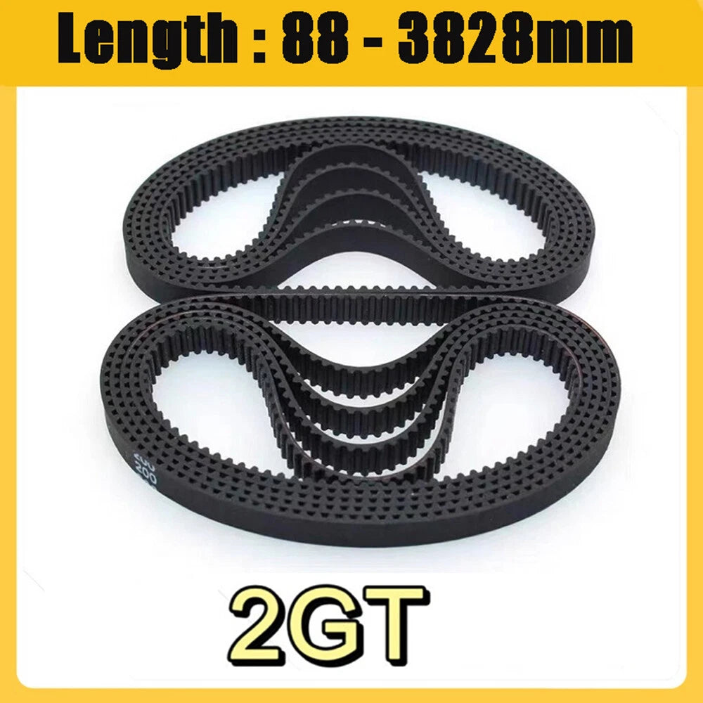 GT2 Closed Loop Timing Belt – 2mm Pitch, 8mm Wide, 44T to 1914T