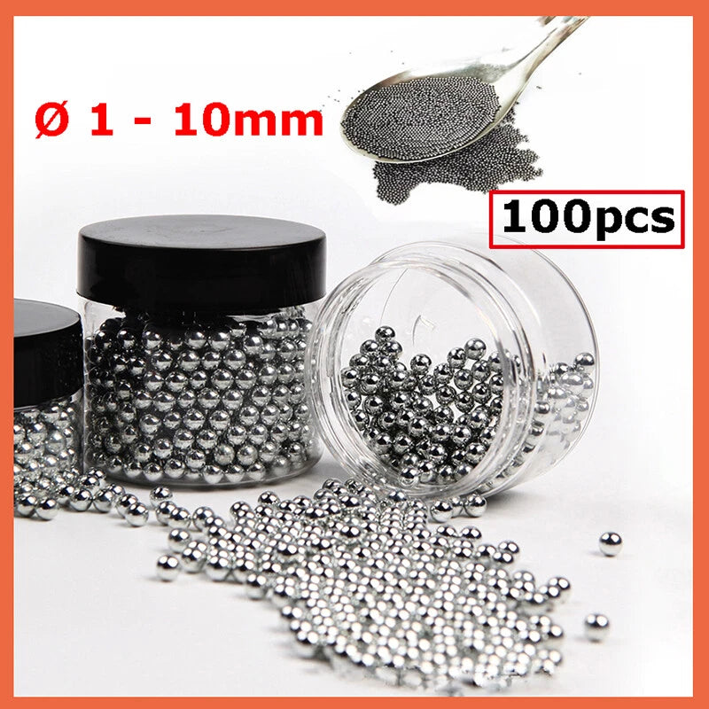 100pcs G10 Ball Bearings Size 1mm-10mm Bike Bicycle Loose Bearing High Precision