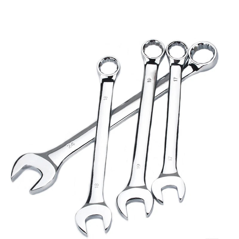 7mm-36mm Metric Combination Spanner Gear Spanner Wrench Open End & Ring Tool