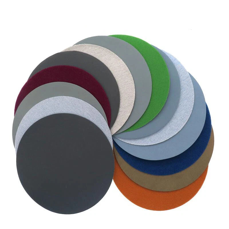 1"-8" Sanding Discs 25mm-200mm Water Sandpaper Hook £¦ Loop Pads 1500-10000 Grit
