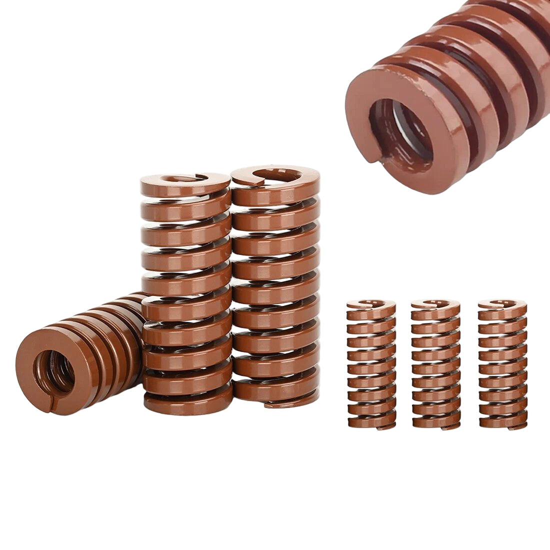 Heavy Load Duty Compression Die Spring, 20mm - 40mm Diameter & Up To 250mm Long JIS - HomeDIYer