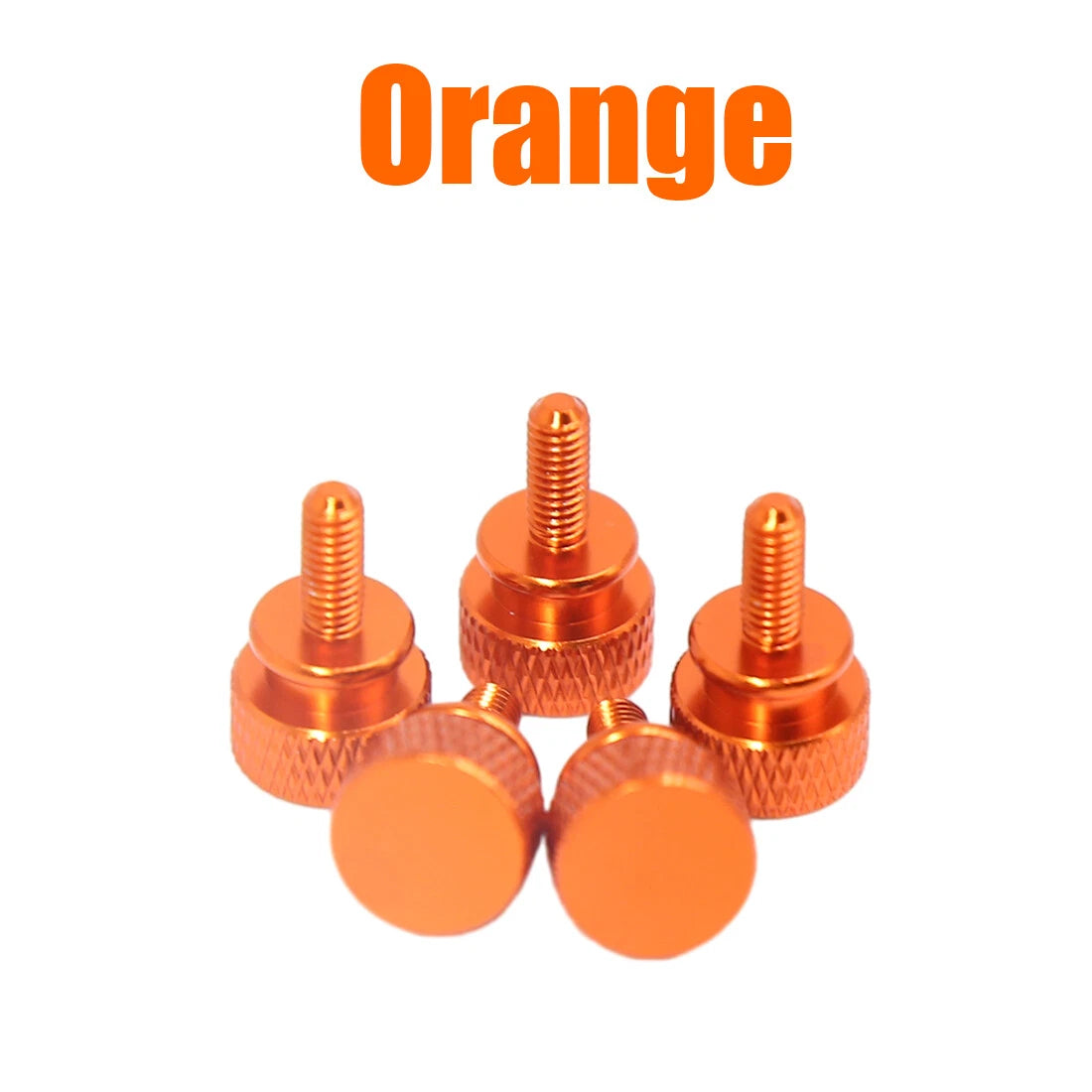 M3 Anodized Aluminum Knurled Thumb Screws — Hand-Tightening Knob Bolts