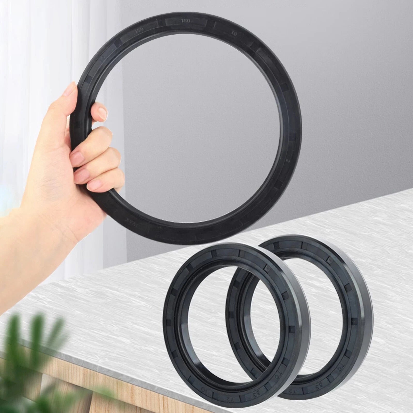 Oil Seal 75 76 77 78 79 80 81 82mm Inner dia Rotary Shaft Double Lip R23 TC TTO