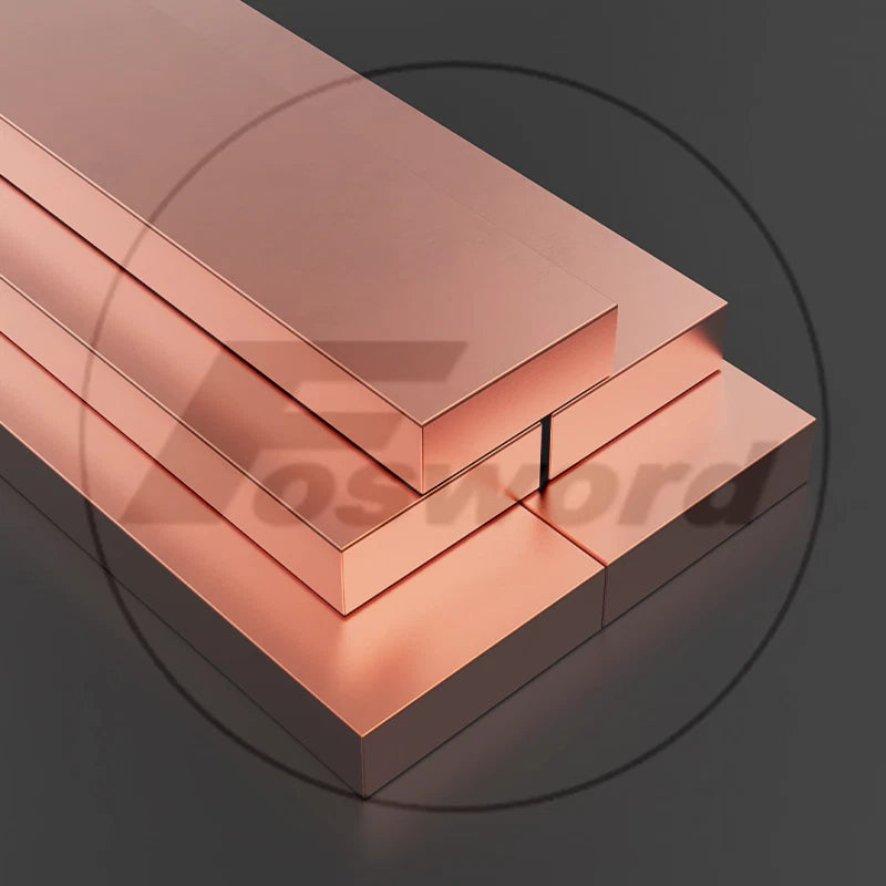 99.9% Pure Copper Cu Metal Flat Bar Copper Strip Copper Plate Thick 5mm- 100mm