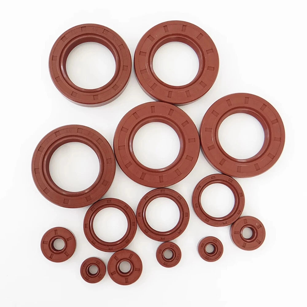 TC/TG Dual Lip FKM Oil Seal — Metric Rotary Shaft Sealing Ring, ID 25–50mm