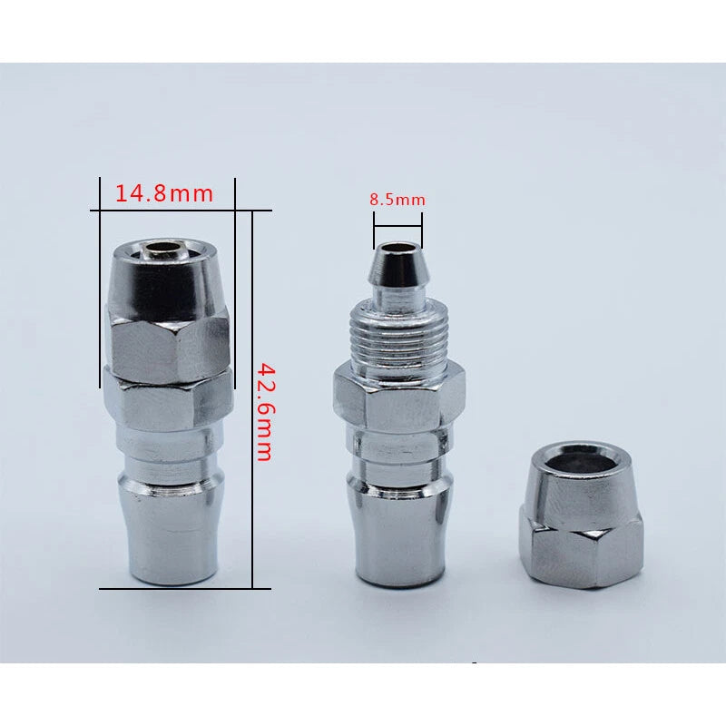 Air Line Hose Coupler Quick Release Female Male Fitting Connector Set Compressor