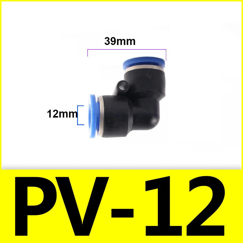 Pneumatic Push-In Elbow Fittings — Equal & Reducing Elbow Connectors for Air & Water Hose