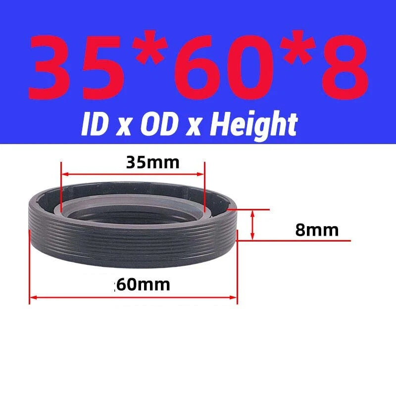 Oil Seal Metric Size Rotary Shaft Seal ID 8-38 mm TC FB Skeleton Oil Seal Rings