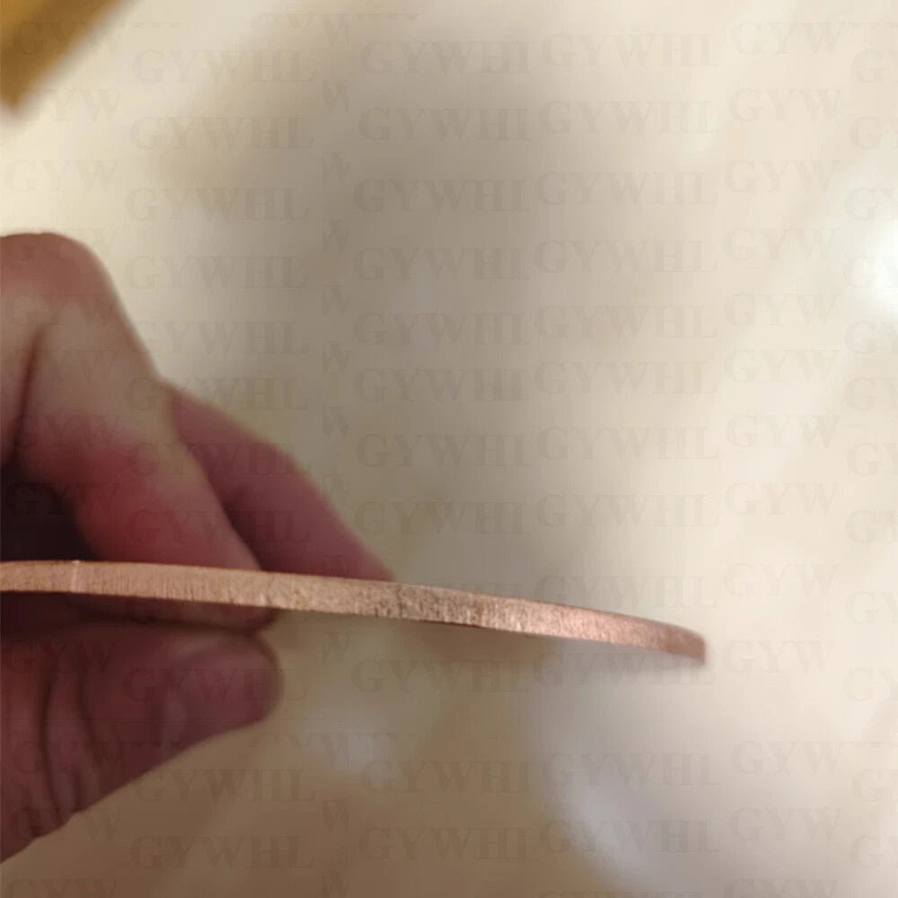 T2 Solid Pure Round Copper Sheet Flat Round Copper Disc Blank Round Metal Sheet