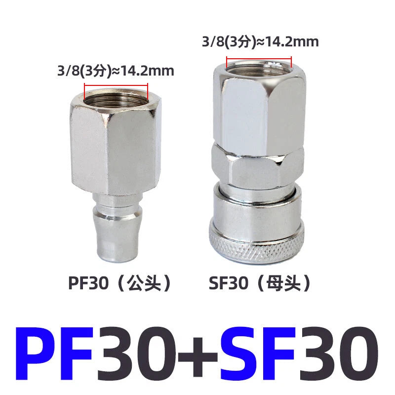Pneumatic C Type Quick Release Connector Air Line Hose Compressor Fitting