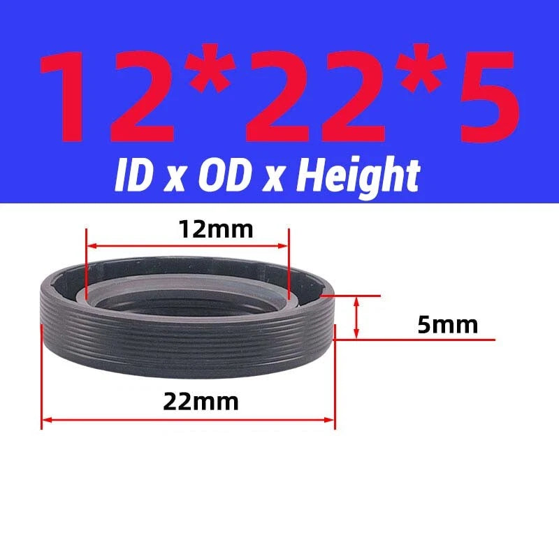 Oil Seal Metric Size Rotary Shaft Seal ID 8-38 mm TC FB Skeleton Oil Seal Rings