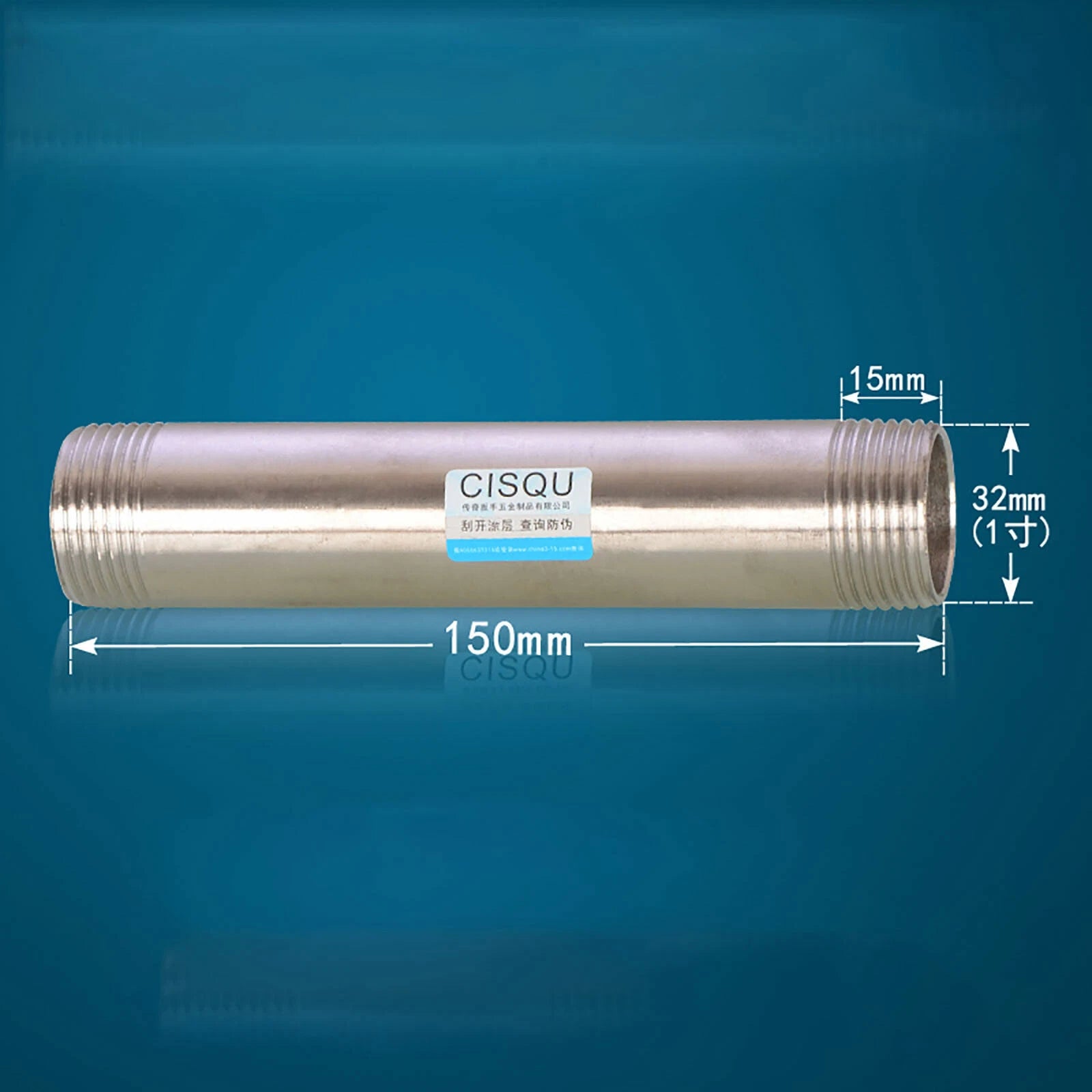 Stainless Steel 201 Male Thread Weld Nipple 1/2" 3/4" 1" | 100–500mm Pipe Fitting