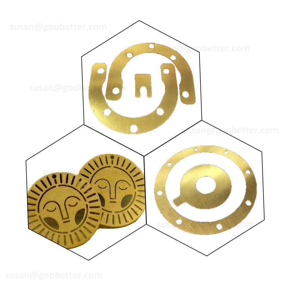 H62 Solids Brass Discs Blanks Metal Round Sheets OD 10mm-300mm Thick 0.3mm-4mm