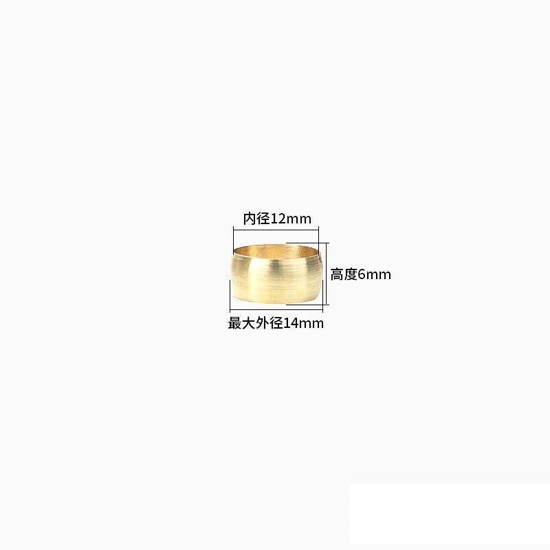 Brass Compression Rings Olives — Metric Sealing Rings for Copper Tube Fittings