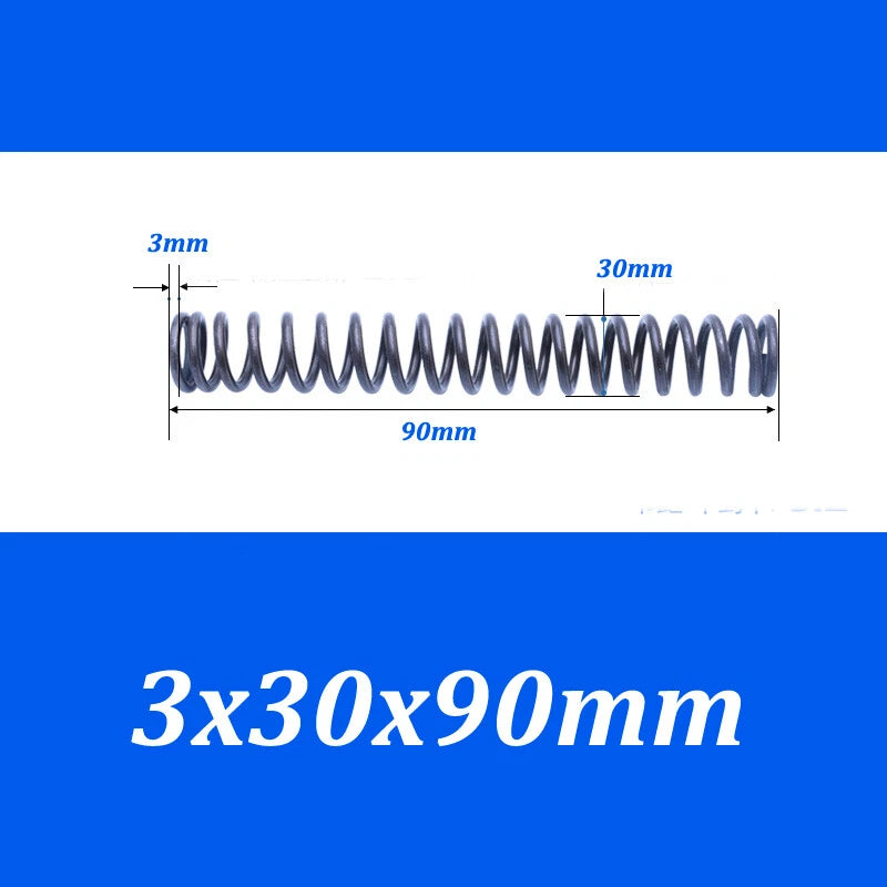 Compression Spring 30-40mm Diameter & 20-100mm Length Pressure Big 3mm Wire Dia