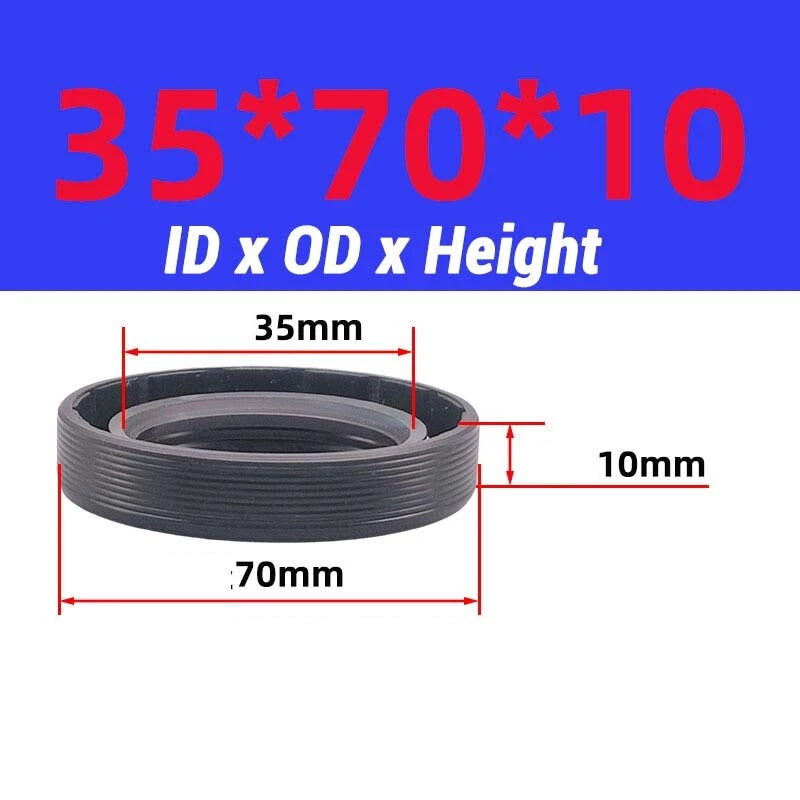 Oil Seal Metric Size Rotary Shaft Seal ID 8-38 mm TC FB Skeleton Oil Seal Rings