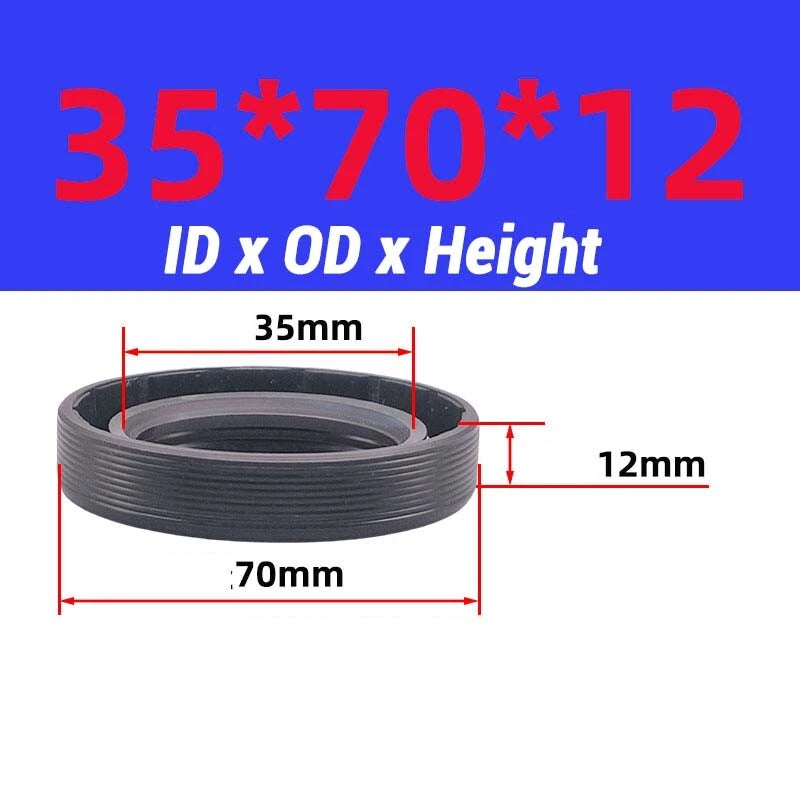 Oil Seal Metric Size Rotary Shaft Seal ID 8-38 mm TC FB Skeleton Oil Seal Rings