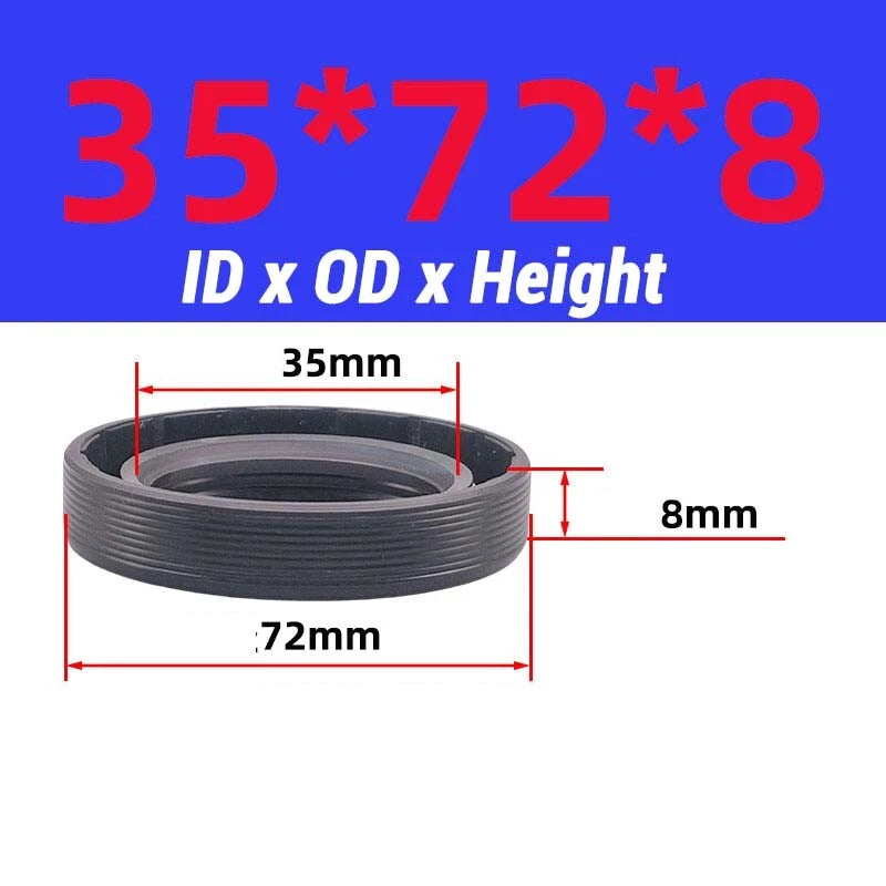 Oil Seal Metric Size Rotary Shaft Seal ID 8-38 mm TC FB Skeleton Oil Seal Rings