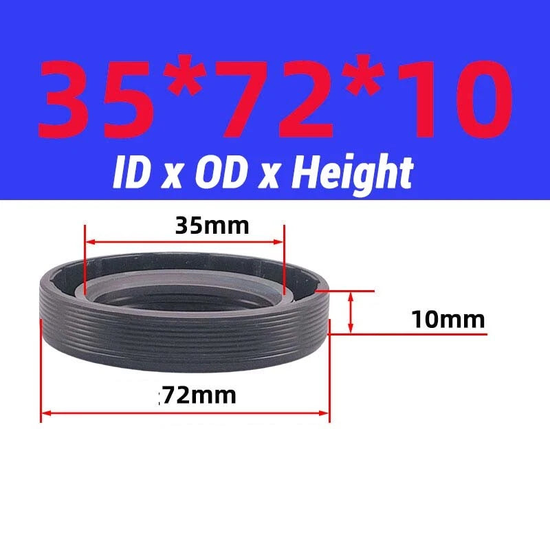 Oil Seal Metric Size Rotary Shaft Seal ID 8-38 mm TC FB Skeleton Oil Seal Rings
