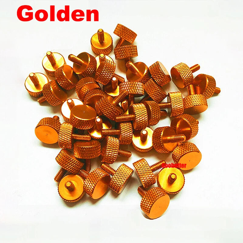 M3*35/40mm Knurled Thumb Screws Aluminum Alloy DIY Hand Tighten Grip Knob Bolts