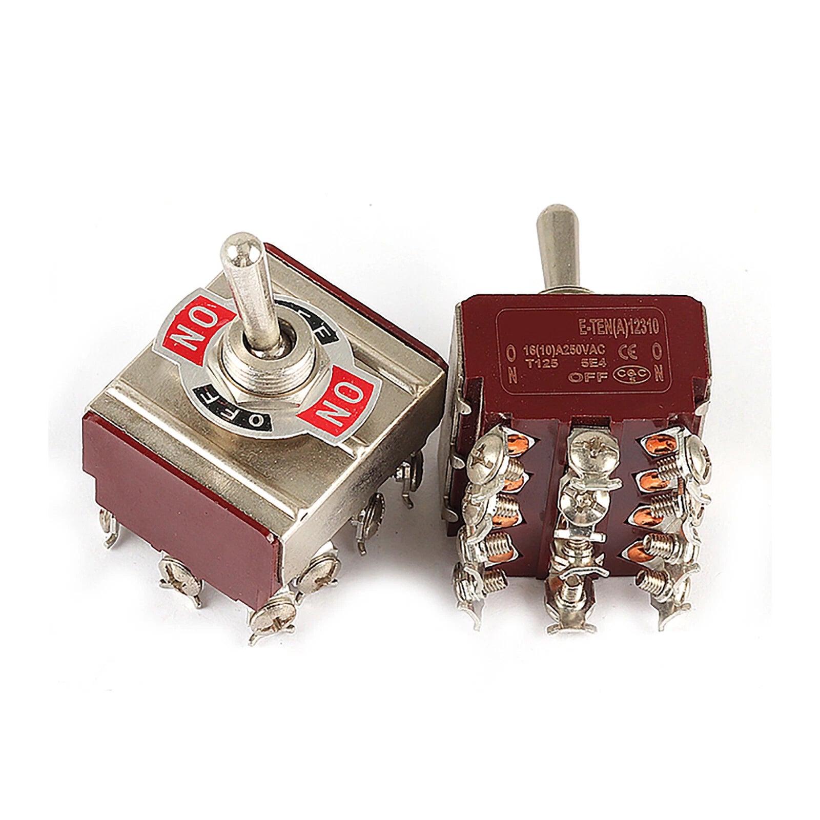 Heavy Duty Toggle Switch — 2 to 12 Position SPST/DPDT, 15A–25A, ON-OFF & ON-OFF-ON