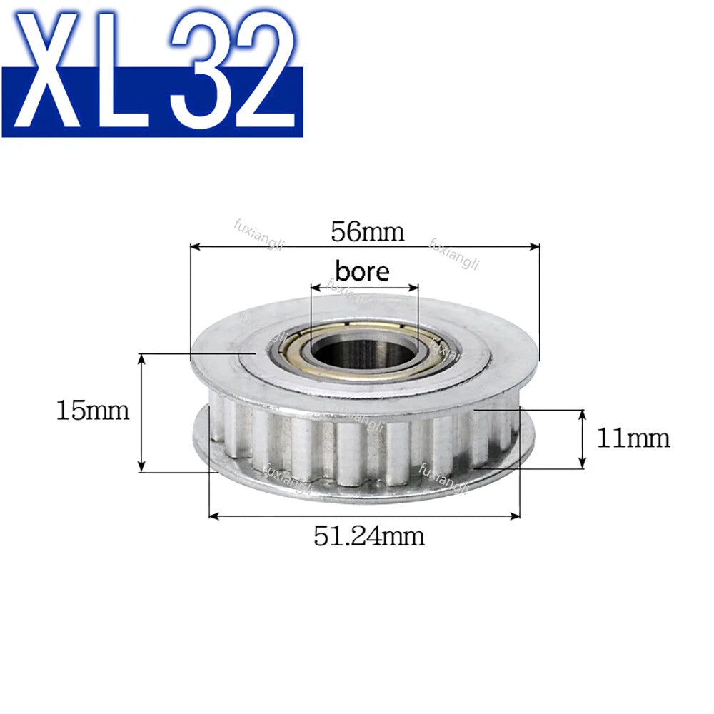 XL Timing Belt Idler Bearing Pulley Tensioner Toothless & Toothed Width 11mm