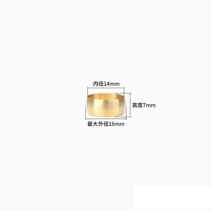Brass Compression Rings Olives — Metric Sealing Rings for Copper Tube Fittings