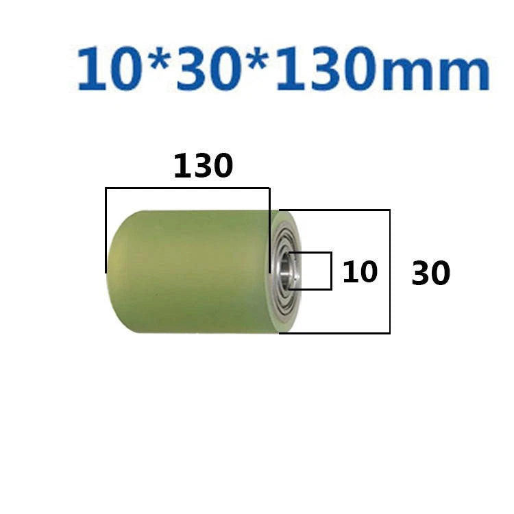 Ø10mm Polyurethane Ball Bearing Rubber Coated Bearings Pulley Guide Wheel Molded