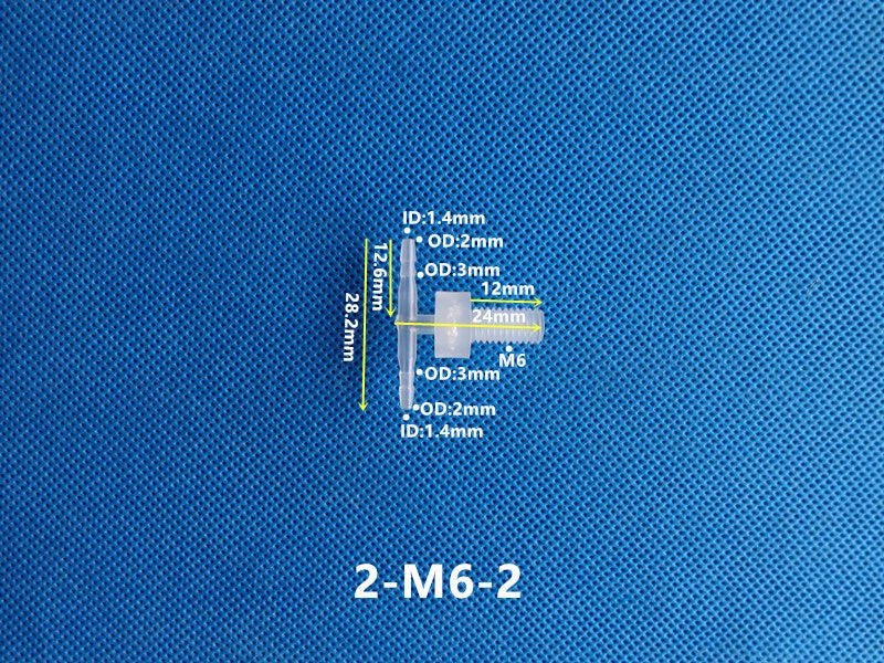 T-Type Plastic Pipe Fitting – Male Thread Barbed Tee Hose Connector (G & M Thread)