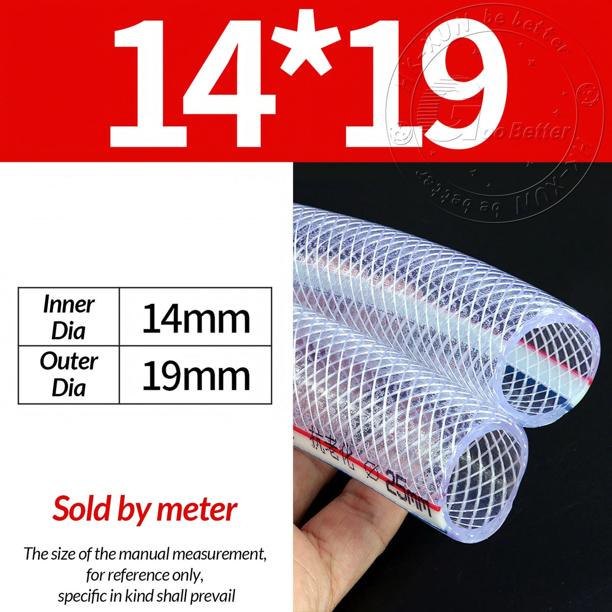 PVC Flexible Braided Tubing — Fish Pond, Hydroponics & Garden Water Hose