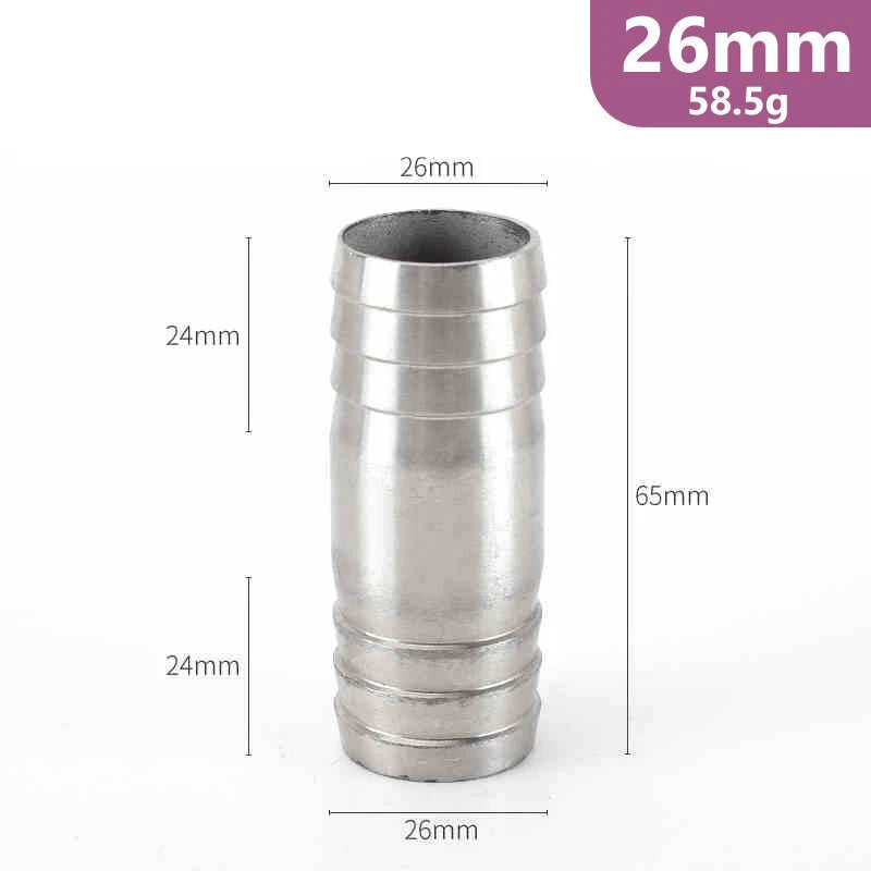 Stainless Steel Barb Hose Fittings — Straight, Elbow, Tee, Y-Piece & Cross