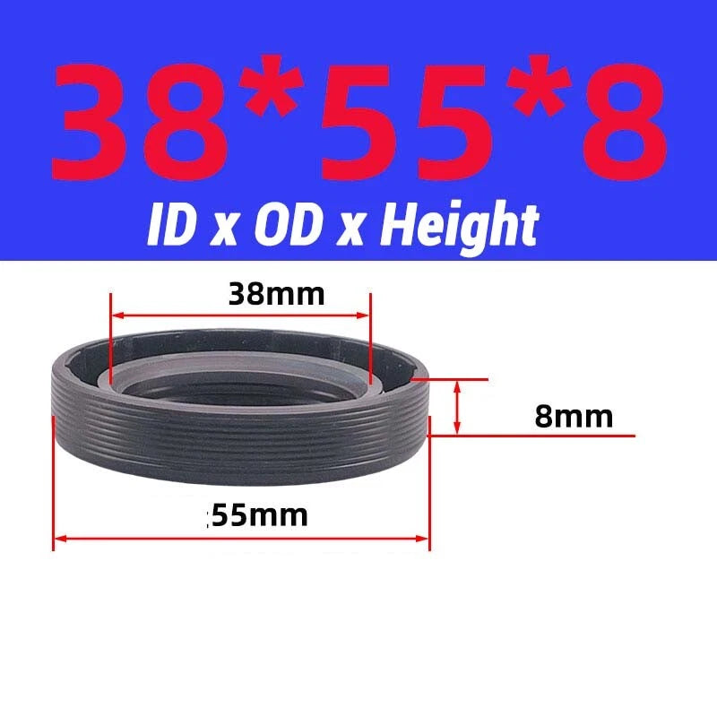 Oil Seal Metric Size Rotary Shaft Seal ID 8-38 mm TC FB Skeleton Oil Seal Rings
