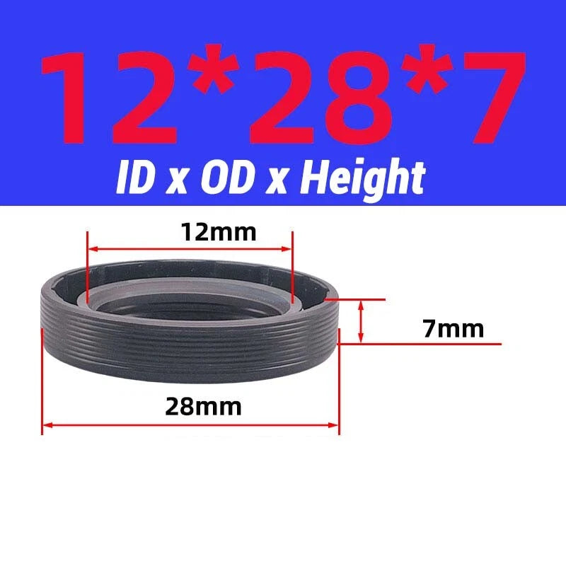 Oil Seal Metric Size Rotary Shaft Seal ID 8-38 mm TC FB Skeleton Oil Seal Rings