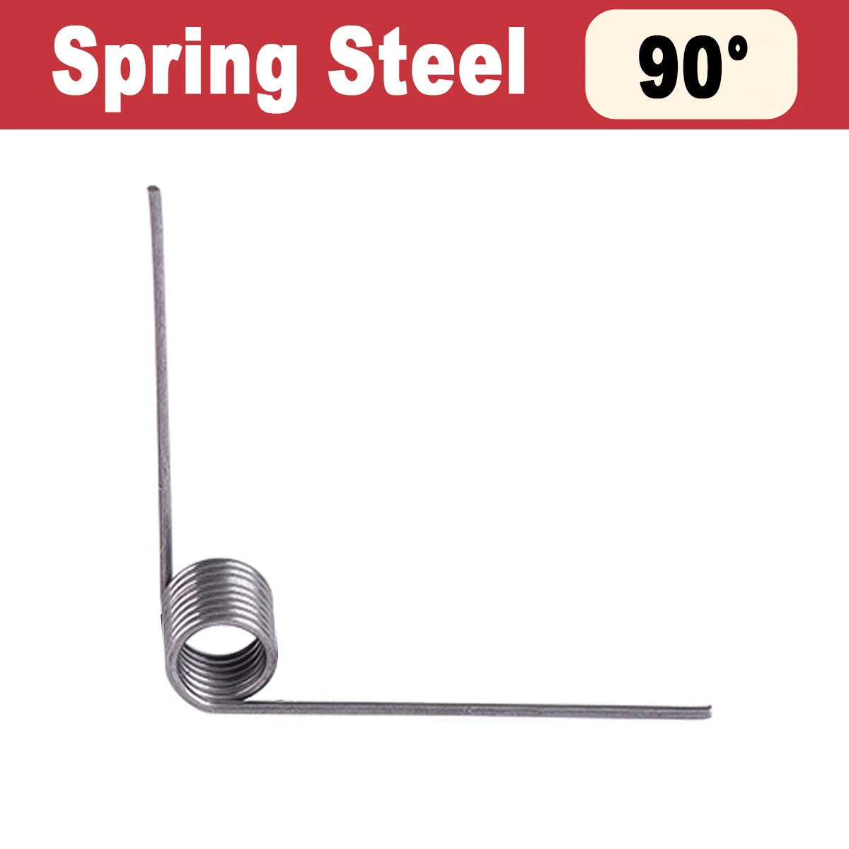 Torsion Spring (pack of 10), 2mm wire diameter, 10mm - 20mm OD, Right spring
