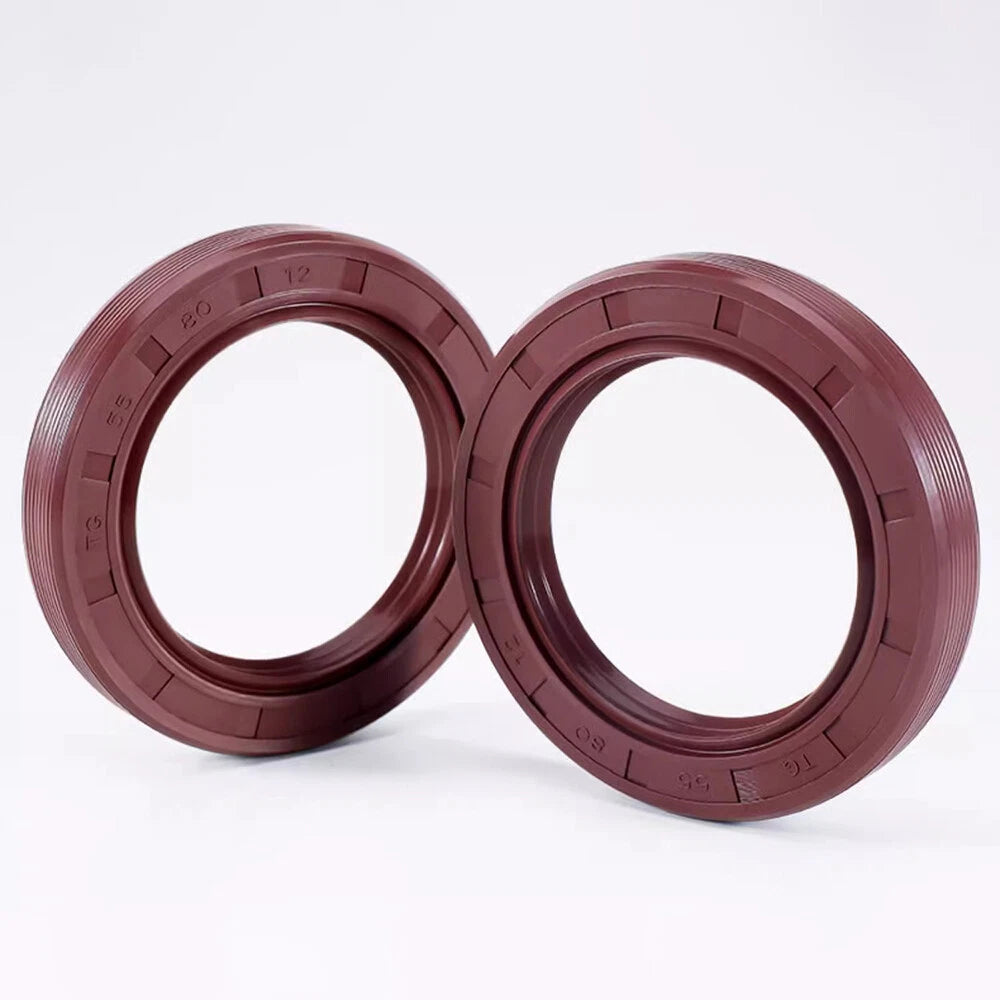 TC/TG Dual Lip FKM Oil Seal — Metric Rotary Shaft Sealing Ring, ID 25–50mm