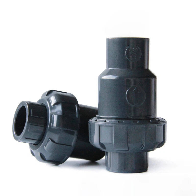 UPVC PVC Pipe Fittings Tee Straight Cap Elbow Plumbing Couping ID 20-110mm Grey