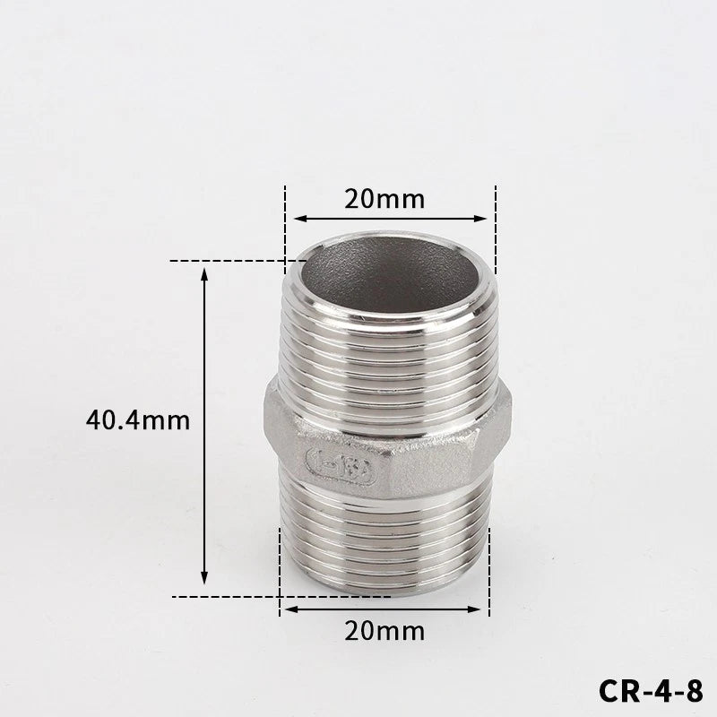BSP Male Female Thread Connector – Stainless Steel Pipe Fittings (1/2" to 1")