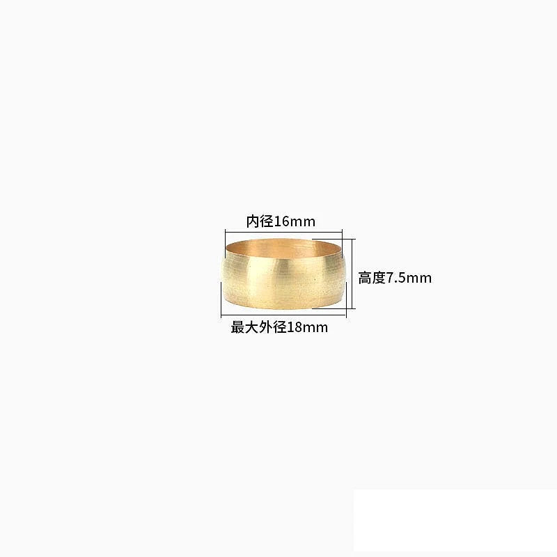 Brass Compression Rings Olives — Metric Sealing Rings for Copper Tube Fittings