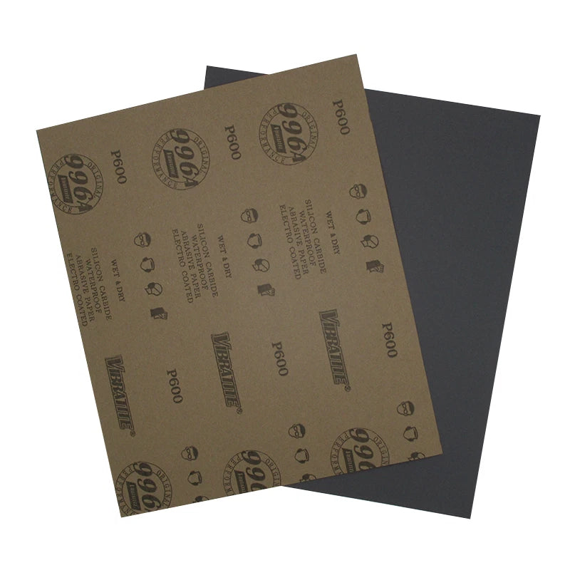 A4 Silicon Carbide Wet & Dry Sandpaper — P60 to P10000 Grit 230x280mm Sheets for Wood Metal Auto