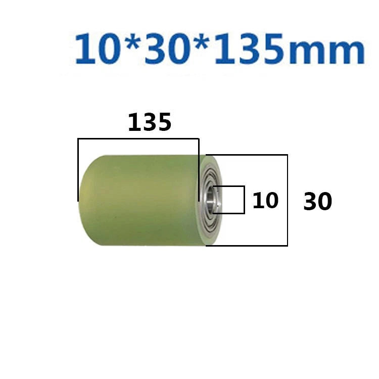 Ø10mm Polyurethane Ball Bearing Rubber Coated Bearings Pulley Guide Wheel Molded