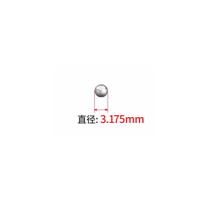 Chrome Stainless Steel Ball Bearings Diameters 1/1.5/2/3/4/4.5/5/6/7/8/9/10mm